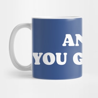 Andy You Goonie! Funny 80s Goonies Movie Quote Mug